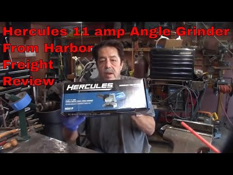 Hercules 11amp Angle Grinder From Harbor Freight Review