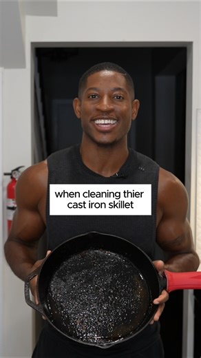 Cleaning your cast iron doesn’t have to be intimidating — just follow these simple steps. Find all the tools needed linked here - https://amzlink.to/az0MPaTSOM4PX | Weekly Home Check