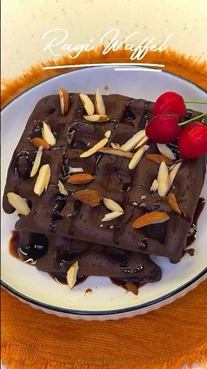 Healthy Chocolate Waffles? Yes! 😍 | Ragi Waffles Recipe