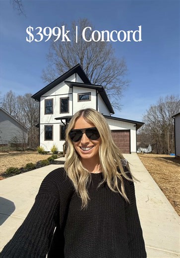 Would you live in this $399k home in Concord? 👀 This ones location is super convenient to everything Concord and the Charlotte area have to offer. Details — 3 beds | 2.5 baths | 1,531 sq ft Built in 2026 | One car garage | Open concept layout on main Comment “GRAND” and I’ll send you the listing 🔗 💬 Would you live here? Yes or no? Listed by Aaron Tawiah of Realty One Group Revolution #charlotterealestate #charlotterealtor #movingtocharlotte #charlottenc #charlottehomes