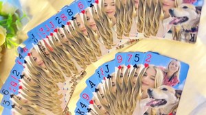 Custom Photo Playing Cards, Personalized Playing Cards with Photo Logo,Deck of Cards for Parties,Holiday,Weddings,Draduations,and More (Double-Sided Glossy Film)