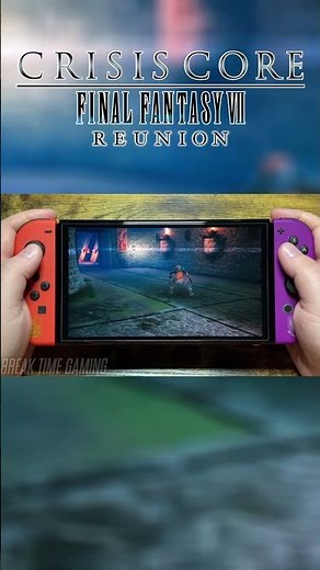 Crisis Core Final Fantasy 7 Reunion Nintendo Switch OLED Gameplay