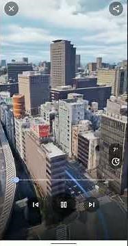 Googleマップのルート検索 イマーシブビュー