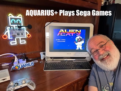 Aquarius Master System - Play Sega Games on AQ+ - Aquarius Plus 8bit Modern Retro Computer -