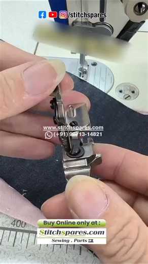 StitchSpares.com | Overlock Piping Presser Foot (For Siruba / Pegasus Overlock Industrial Sewing Machine Spare parts buy online🌐Stitchspares.com... | Instagram