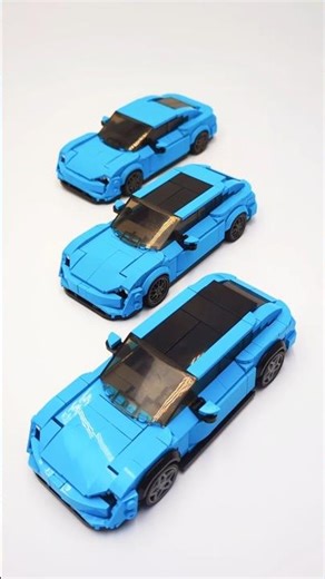 Which LEGO TAYCAN Looks the BEST in MIAMI BLUE?