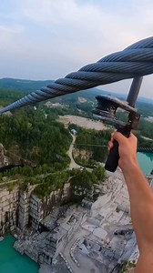 CRANE ZIPLINE TO BASE JUMP👀 | Life Wonders