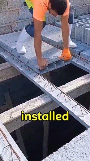 Smart Floor Construction Using Lightweight Concrete Blocks – Faster and Stronger! 💪🏗️
