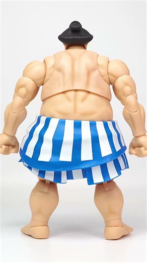 Jada Toys 1/12 ULTRA STREET FIGHTER II The Final Challengers | E. Honda Figure | Stop Motion #Shorts