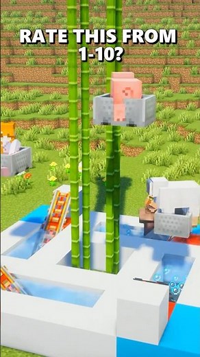 I Built a Real Water Slide in Minecraft 💦
