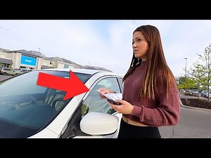 LEAVING A CREEPY NOTE ON MY WIFE'S CAR!