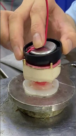 Tweeter Speaker Glue Filling Process – Precision & Performance Upgrade! #Tweeter #SpeakerDesign