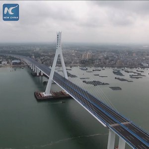 China's first cross-sea bridge built over an active fault line opens to traffic in Hainan | Xinhua Culture&Travel