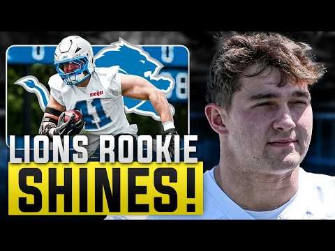 Detroit Lions Rookie Training Camp Report Card