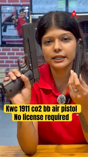 Kwc 1911 co2 bb air pistol | No license required #kwc #1911 #co2airgun #bbgun #shortsfeed
