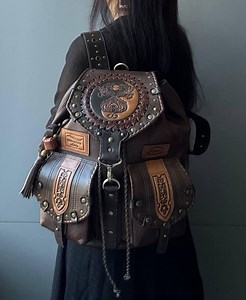 Dragon Womens Leather Backpack Leather Backpack Purse Women Leather Backpacks for Women Travel Backpack Leather Bag Women - Etsy