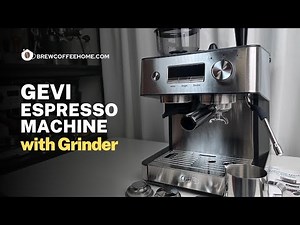 Gevi ECMI0-SS0A1 Espresso Machine with Grinder Review | Affordable Grind & Brew Espresso Machine