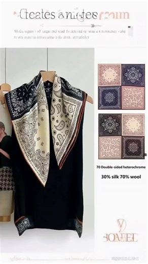 Luxury Silk Shawls and Scarves in Classical Art Style