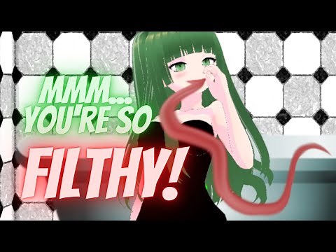 Akaname Girl Licks You Clean! ASMR Roleplay👅[slurp] [licking] [monster girl] [f4m] [shower]🚿
