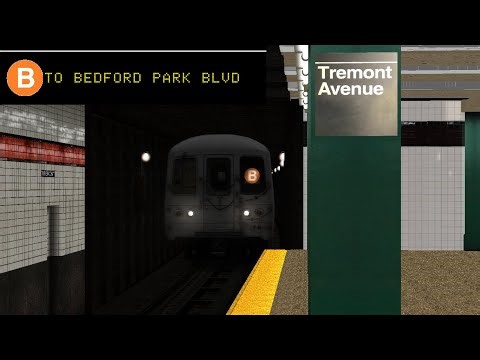 OpenBVE Special: B Train To Bedford Park Blvd Via Central Park West Local (R46)