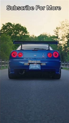 Nissan Skyline R34 GT-R Engine Sound ASMR #gtr #nissangtr #asmr #eternyxz