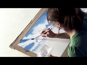 Reworking a Watercolour Sky Painting with Artist Michele Webber