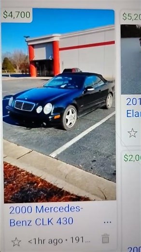 2000 Benz clk 430 191k 4,700 nice car