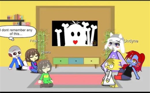 Undertale reacts to Sans vs Frisk