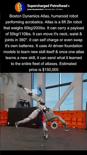 Boston Dynamics Atlas Backflip