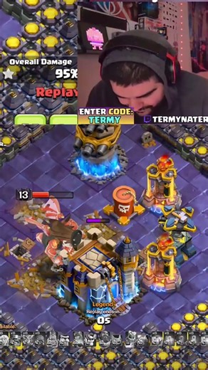 BRO RAN OUT OF TIME ON THE ATTACK😂😂 (Clash Of Clans)