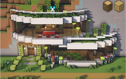 ⛏️Minecraft Tutorial 🏠 How to build a Beautiful Mountain Base