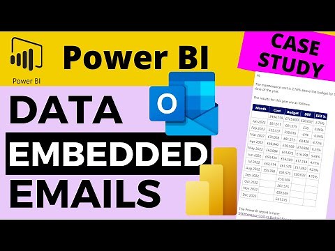 How to EMBED a Power BI Report DATA Directly Into An Alert Driven EMAIL Using Power Automate