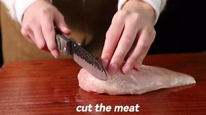 Huusk Japanese Folding Santoku Knife - Pocket Chef Knife | Portable Kitchen Knives, Hand Forged Blade, Wooden Handle, Gift Box, For BBQ, Camping and Travel