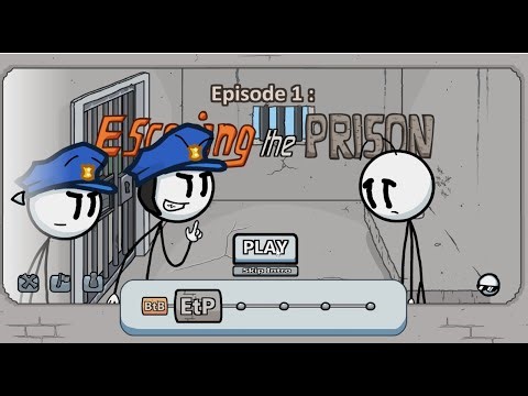 Henry Stickmin Collection : Episode 1 - Escaping the Prison | All Choices, Fails & Endings