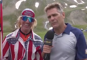 Glen Plake Made A Killer Appearance At The Tour de France