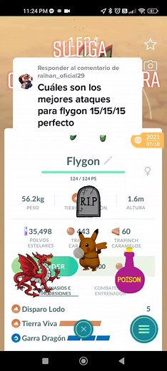 Respuesta a @raihan_oficial29 Flygon y sus mejores movimientos en Pokémon Go #parati #tips #fan #pokemon #pokemongo #gamer #rafoniogames #videojuegos #videogames síganme para más contenido 😉