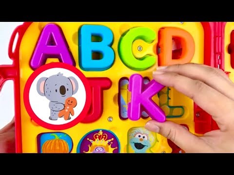 Learn the ALPHABET with Sesame Street Puzzle - Educational video for toddlers