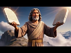 Moses and the 10 Commandments| Animated Bible story of mount Sinai