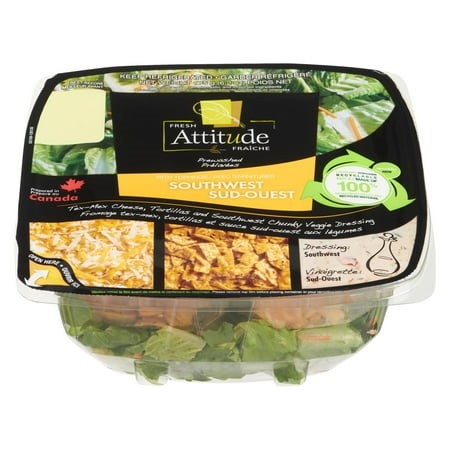 Fresh Attitude Salad Kit Southwest with Toppings, 6 oz - Walmart.ca