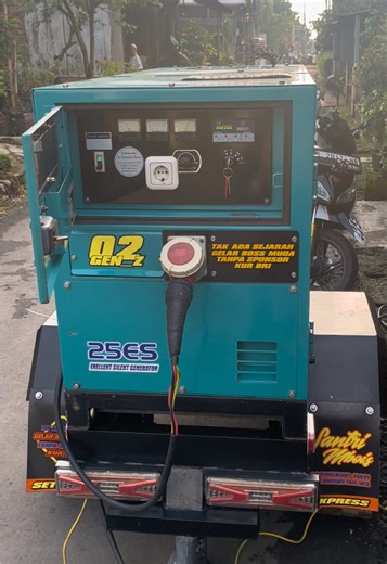 Running Test of Denyo 25ES Genset