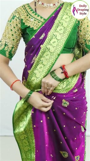 How to Drape a saree for Wedding & Functions #saree #drape #fashion