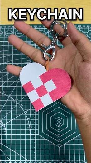 Origami keychain easy #shorts