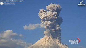 Dramatic video shows Mexico’s Colima volcano erupting on Friday afternoon