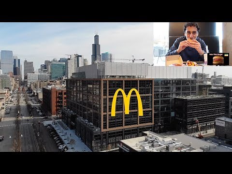 Eating at McDonald's World Headquarters in Chicago, IL!