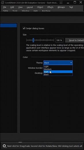 How To Switch to DARK MODE in CorelDraw - Easy Steps #coreldrawtutorial #coreldrawdarkmode