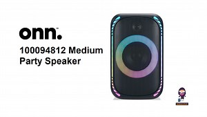 Onn 100094812 Medium Party Speaker User Manual