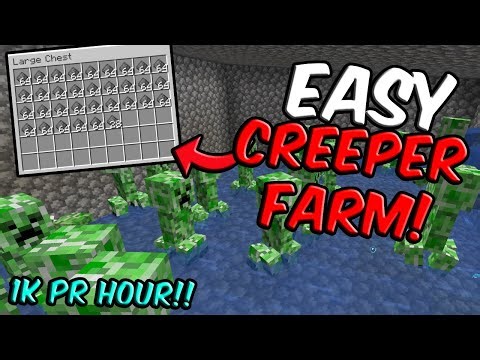 The Easiest Automatic Creeper Farm 1.21 (Java)