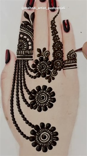 Latest back hand mehndi design | mehndi | henna #mehndi #henna #mehandi #new #shorts #art #artist
