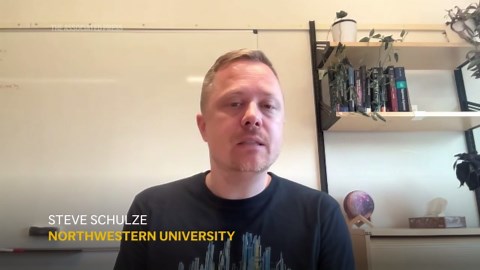 A supernova explosion reveals a dying star's insides