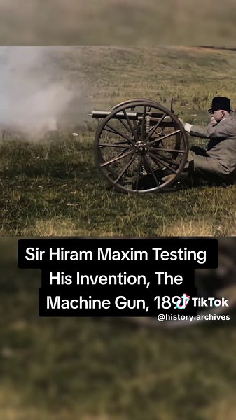 Invented in 1884, Hiram Maxim is credited with the first successful recoil-operated machine gun. His Invention laid the foundation for the development of later automatic firearms. ⚠️EDUCATIONAL PURPOSES ONLY NO HATE SPEECH OR VIOLENCE PLEASE BE RESPECTUL FAKE WEAPONS⚠️ #machinegun #testing #guns #invention #fy #fyp #foryou #foryourpage #foryoupage #xyzbca #fypage #history #interesting
